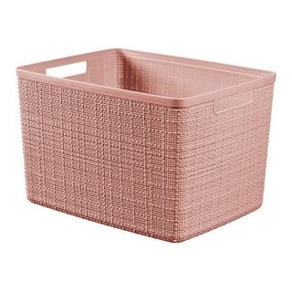 Korpa za odlaganje stvari Jute L 19.5l roza Curver