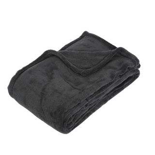 Ćebe microfiber 125x150cm tamno sivo Atmosphera C.Dinterieur