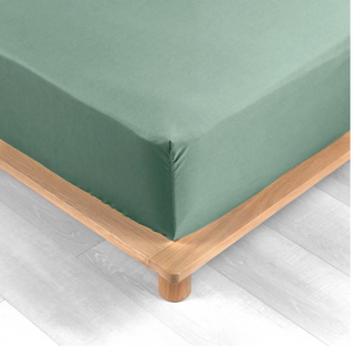 Čaršav sa lastikom Percale 160x200+30cm zeleni Douceur d Interieur