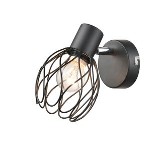 Zidna svjetiljka Tulip Spot 40W E14 175x145mm crna Esto