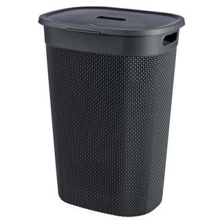 Korpa za veš sa poklop. Filo 55 lit. 44x35x61cm tamno siva Curver