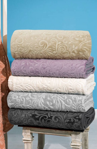 Ćebe Daisy 516 za franc. krevet 220x240cm lila Mink