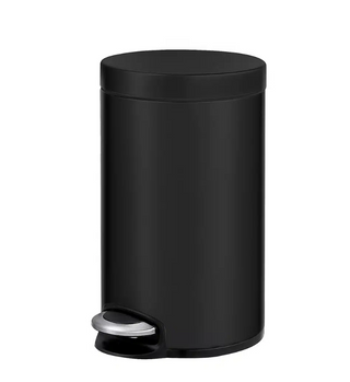 Kanta za otpatke sa papučicom Serene 12l mat crna Eko