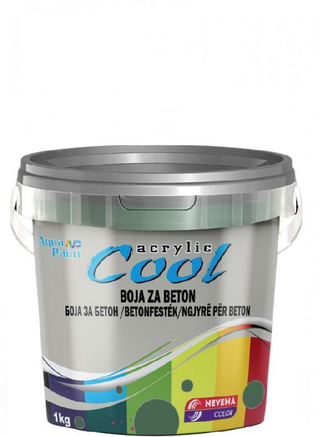 COOL boja za beton 1kg zlatno žuta Nevena color