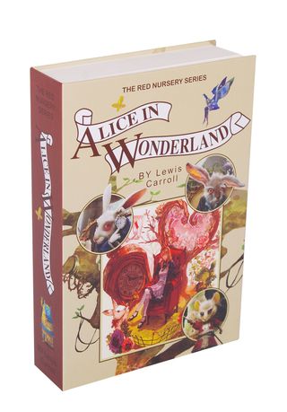 Skrivena kutija za novac sa šifrom u knjizi Alisa.. 15x22cm SafeX