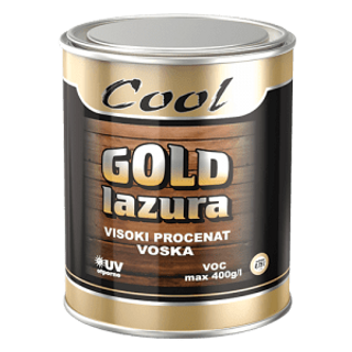 COOL GOLD Lazura za drvo 0.75l ebonos 12 Nevena color