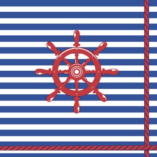 Salvete Marine Ohoy 33x33cm 20/1 Paper+Design