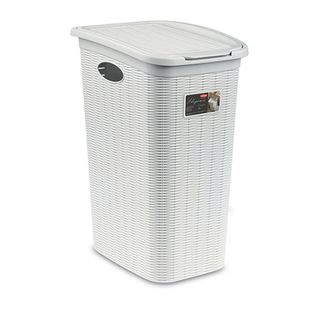 Korpa za veš Elegance 39x28.5x54.5cm 36l bijela Stefanplast