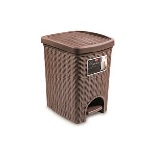 Kanta za otpatke sa papučicom Elegance 20l svijetlo braon