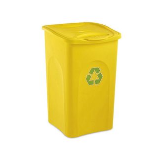 Kanta za otpatke Begreen 37x37x56cm 50l sa poklop. pvc žuta