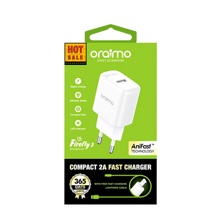 Oraimo Chargeur Ultra Rapide + Cable Type lighning