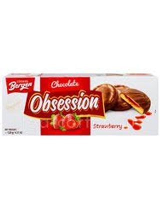 BERGEN CHOCOLATE STRAWBERRY 128G