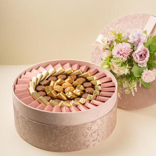 Boite Chocolat 30 cm - Rose