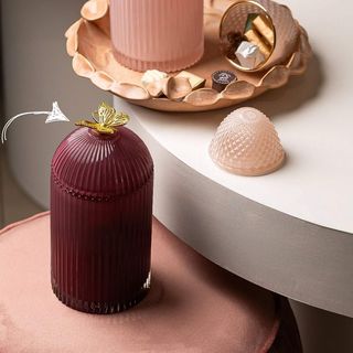 Bonbonnière Papillon Burgundy