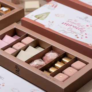 Cadeau Naissance Fille - Plateau Chocolat