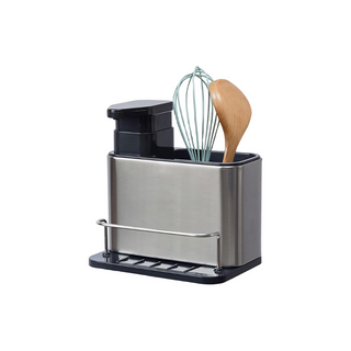 Porte-Éponge De Cuisine, Distributeur De Liquide Vaisselle 3 En 1