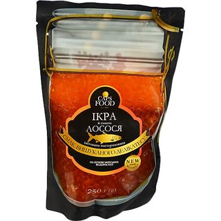 Ікра Caps Food імітована зі смак лосося пастер д/п 250г