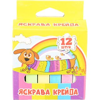 Крейда шкільна Item кольор. 12 шт. 110705P