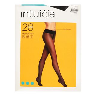Колготи Інтуїція fashion top 20ден 4 чорні