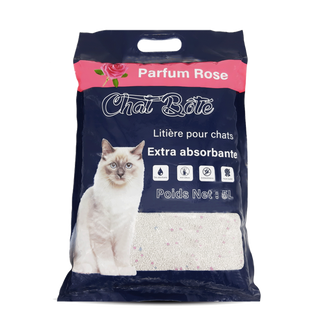 CHAT BOTE LITIERE ABSORBANTE ROSE 10L (9126)