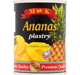 ANANAS MK PLASTRY EO PREMIUM W SYROPIE 565 g/340 g