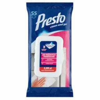 ŚCIERECZKI PRESTO DO RÓŻNYCH POWIERZCHNI 55 szt.