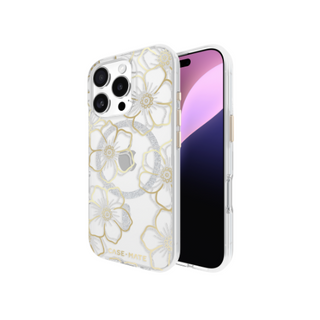 Case-Mate Floral Gems - Gold iPhone 16 Pro