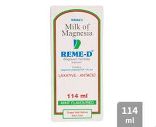 Reme-D Mint Milk of Magnesia, 114ml