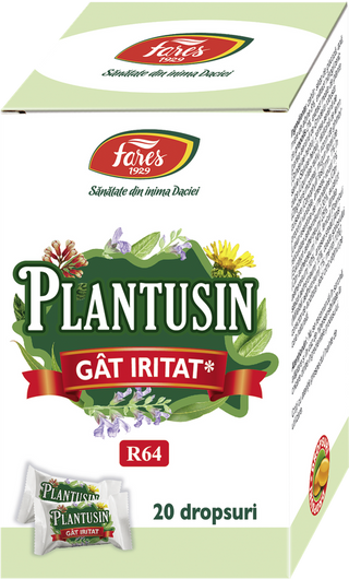 Fares Plantusin Gat Iritat Dropsuri 20 Bucati