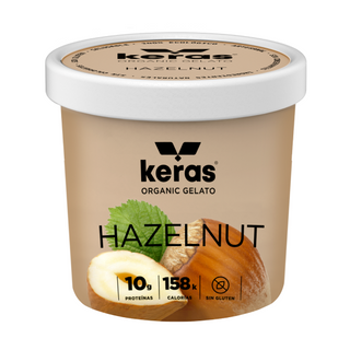 Keras Organic Gelato Helado de Avellana 125ml
