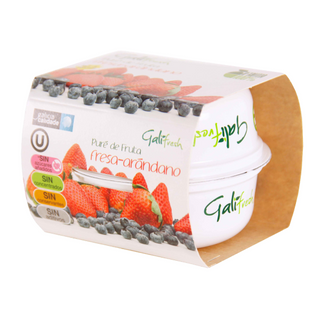 Galifresh Compota de Manzana Fresa y Arándanos 150g