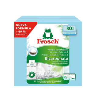 Frosch Pastillas Lavavajillas Bicarbonato de Sodio 30u