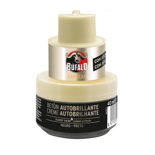 Betún Autobrillante Negro Bufalo 40Ml.