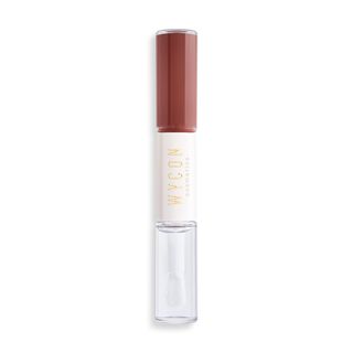 DOUBLE GIFT - LIQUID LIPSTICK + LIP GLOSS - Rossetto liquido con gloss top coat 05 REDWOOD