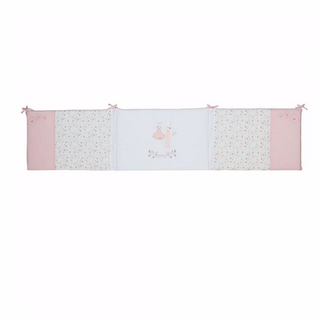 TOUR DE LIT 40X180CM ROSE ET LILI