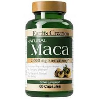 Earth's Creation Maca 2000mg Capsules, 60 Count