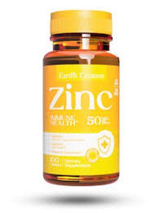 Earth's Creation Zinc Gluconate Tablets 50mg, 100 Count