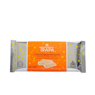 Nougat croustillant au chocolat blanc 140g - TRAPA