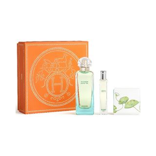 Estuche Jardin Sur Le Nil  Eau De Toilette  100 Ml Vaporizador + Shower Gel  40 Ml + 15 Ml Vaporizador Hermes 121712