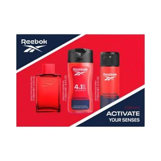 Set Activate Set Man Eau De Parfum 100 Ml Vaporizador + Deo 150 + Gel 250 Ml Reebok 121373