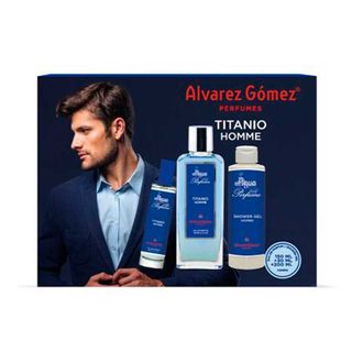 Estuche Titanio Homme Eau De Parfum 150 Ml + Gel De Ducha 200 Ml + Eau De Parfum 30 Ml Alvarez Gomez 123000