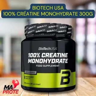 100% Creatine Monohydrate micronisée - BiotechUSA