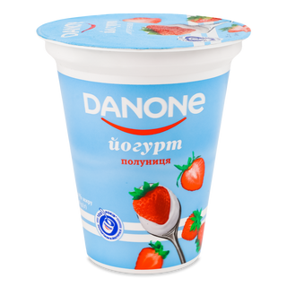 Йогурт Danone Полуниця 3,2%, стакан 260г