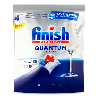 Таблетки для посудомийних машин Finish Quantum All in 1 35шт