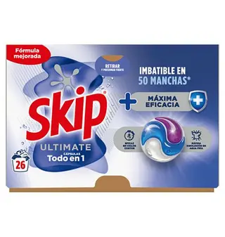 Skip Ultimate Máxima Eficacia Cápsulas 26 Lavados