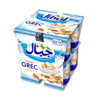 Yaourt Grec Muesli 8x110g - JIBAL