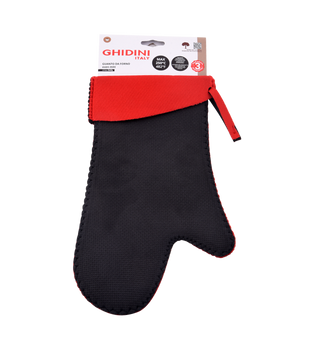 Kuhinjska rukavica za rernu 35cm crna/crvena GP&me