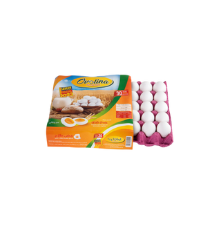 Œufs frais Jaune orange OVOLINA 30 Pièces - 025