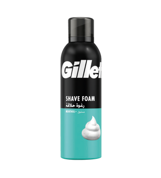 Mousse à raser Basique menthol GILLETTE 200ML - 767