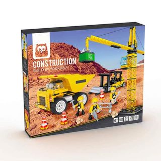 CONSTRUCTION BLOCS CHANTIER 80 PCS